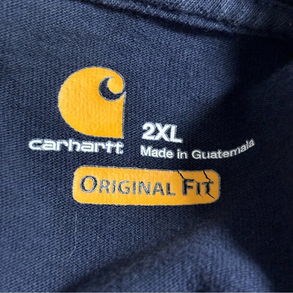Men’s Carhartt blue long sleeve original fit Sz 2XL - Picture 4 of 4